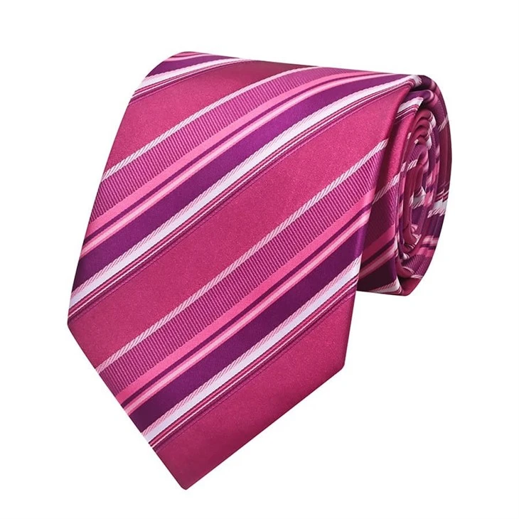 Ready Stock Striped Wide Polyester Tie